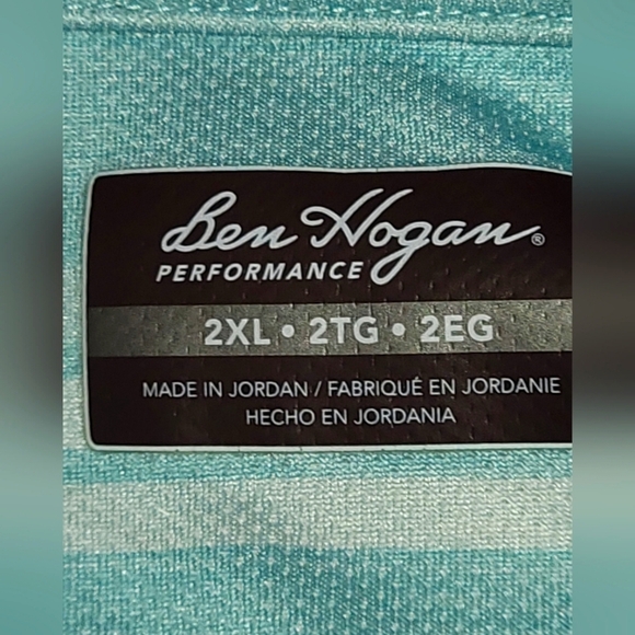 Ben Hogan Blue Radiance Performance Golf Polo XXL - Picture 5 of 5